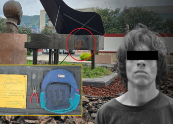 Detenido Por Robo De Placa En Plaza De Los Compositores