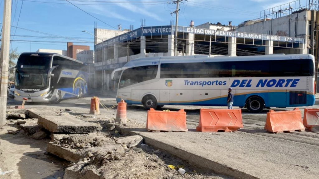 rehabilitación integral - HECHOS AM rehabilitación-integral-concreto-hidráulico-Central-de-Autobuses-obras-públicas-Villagrán