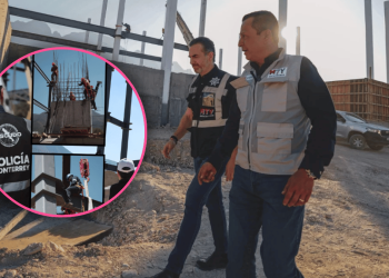 Portada. Adrián observa el avance del c4 sur y norte de la estrategia Escudo en Monterrey