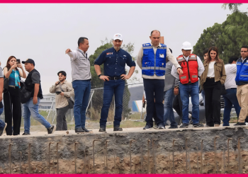 Continúa el avance Obra en Circuito Huajuco, ahora reportan el 80%