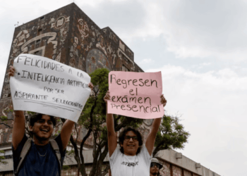 protestas en la UNAM