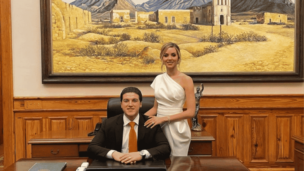 Mariana Rodríguez candidata de MC y esposa del actual gobernador
